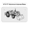 4 X 7 Aluminum License Plate  Thumbnail