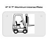 4 X 7 Aluminum License Plate  Thumbnail