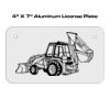 4 X 7 Aluminum License Plate  Thumbnail