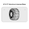 4 X 7 Aluminum License Plate  Thumbnail