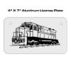 4 X 7 Aluminum License Plate  Thumbnail