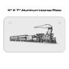 4 X 7 Aluminum License Plate  Thumbnail