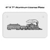 4 X 7 Aluminum License Plate  Thumbnail
