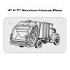 4 X 7 Aluminum License Plate  Thumbnail
