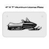 4 X 7 Aluminum License Plate  Thumbnail