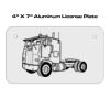 4 X 7 Aluminum License Plate  Thumbnail