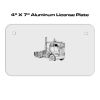 4 X 7 Aluminum License Plate  Thumbnail