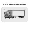 4 X 7 Aluminum License Plate  Thumbnail