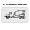 4 X 7 Aluminum License Plate  Thumbnail
