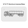 4 X 7 Aluminum License Plate  Thumbnail