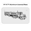 4 X 7 Aluminum License Plate  Thumbnail