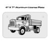 4 X 7 Aluminum License Plate  Thumbnail