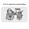 4 X 7 Aluminum License Plate  Thumbnail