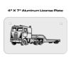 4 X 7 Aluminum License Plate  Thumbnail
