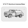 4 X 7 Aluminum License Plate  Thumbnail