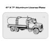 4 X 7 Aluminum License Plate  Thumbnail