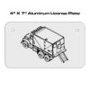 4 X 7 Aluminum License Plate  Thumbnail