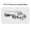 4 X 7 Aluminum License Plate  Thumbnail