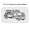 4 X 7 Aluminum License Plate  Thumbnail