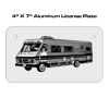4 X 7 Aluminum License Plate  Thumbnail