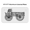 4 X 7 Aluminum License Plate  Thumbnail