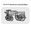 4 X 7 Aluminum License Plate  Thumbnail