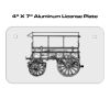 4 X 7 Aluminum License Plate  Thumbnail