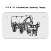 4 X 7 Aluminum License Plate  Thumbnail