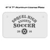 4 X 7 Aluminum License Plate  Thumbnail