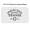 4 X 7 Aluminum License Plate  Thumbnail