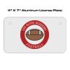 4 X 7 Aluminum License Plate  Thumbnail
