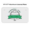 4 X 7 Aluminum License Plate  Thumbnail