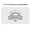4 X 7 Aluminum License Plate  Thumbnail
