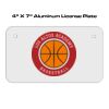 4 X 7 Aluminum License Plate  Thumbnail
