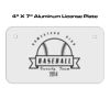 4 X 7 Aluminum License Plate  Thumbnail
