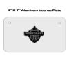 4 X 7 Aluminum License Plate  Thumbnail
