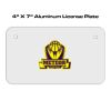 4 X 7 Aluminum License Plate  Thumbnail