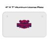 4 X 7 Aluminum License Plate  Thumbnail