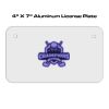 4 X 7 Aluminum License Plate  Thumbnail