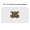 4 X 7 Aluminum License Plate  Thumbnail