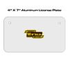 4 X 7 Aluminum License Plate  Thumbnail