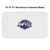 4 X 7 Aluminum License Plate  Thumbnail