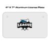 4 X 7 Aluminum License Plate  Thumbnail