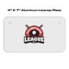 4 X 7 Aluminum License Plate  Thumbnail