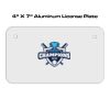 4 X 7 Aluminum License Plate  Thumbnail
