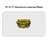4 X 7 Aluminum License Plate  Thumbnail