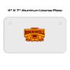 4 X 7 Aluminum License Plate  Thumbnail