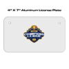 4 X 7 Aluminum License Plate  Thumbnail