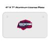 4 X 7 Aluminum License Plate  Thumbnail