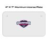 4 X 7 Aluminum License Plate  Thumbnail